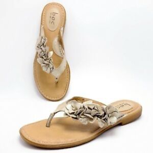 B.o.c. Leather flower sandals